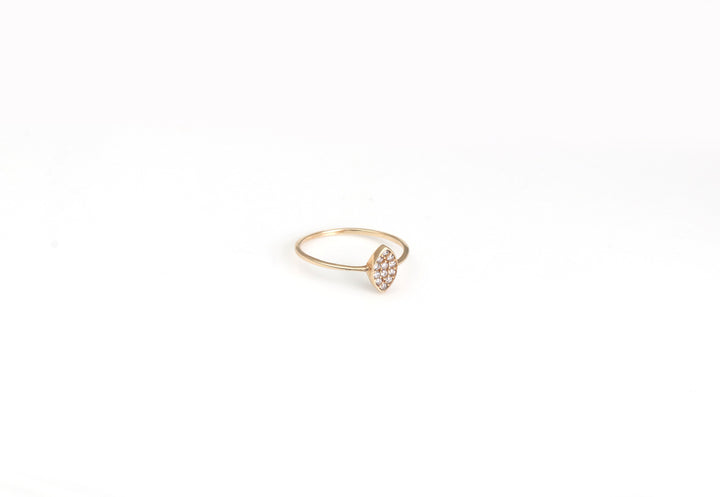 DIBA RING | 18K GOLD RING| VALENTINE GIFT | ANNIVERSARY GIFT | MINIMALIST JEWELLERY