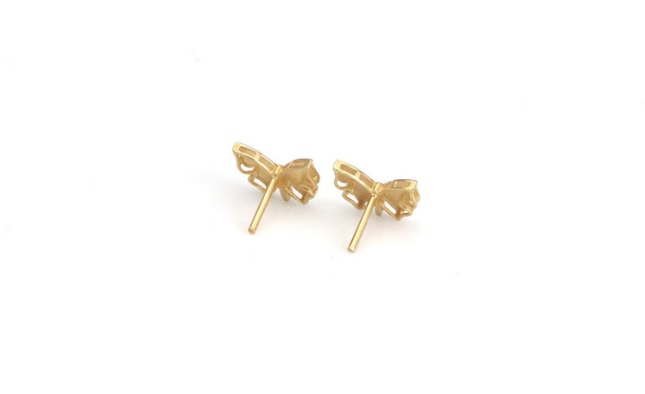 BUTTERFLY EARRINGS | 18K GOLD EARRINGS | VALENTINE GIFT | ANNIVERSARY GIFT | MINIMALIST JEWELLERY