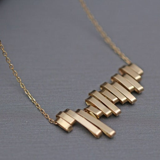 18k Gold Spring Necklace
