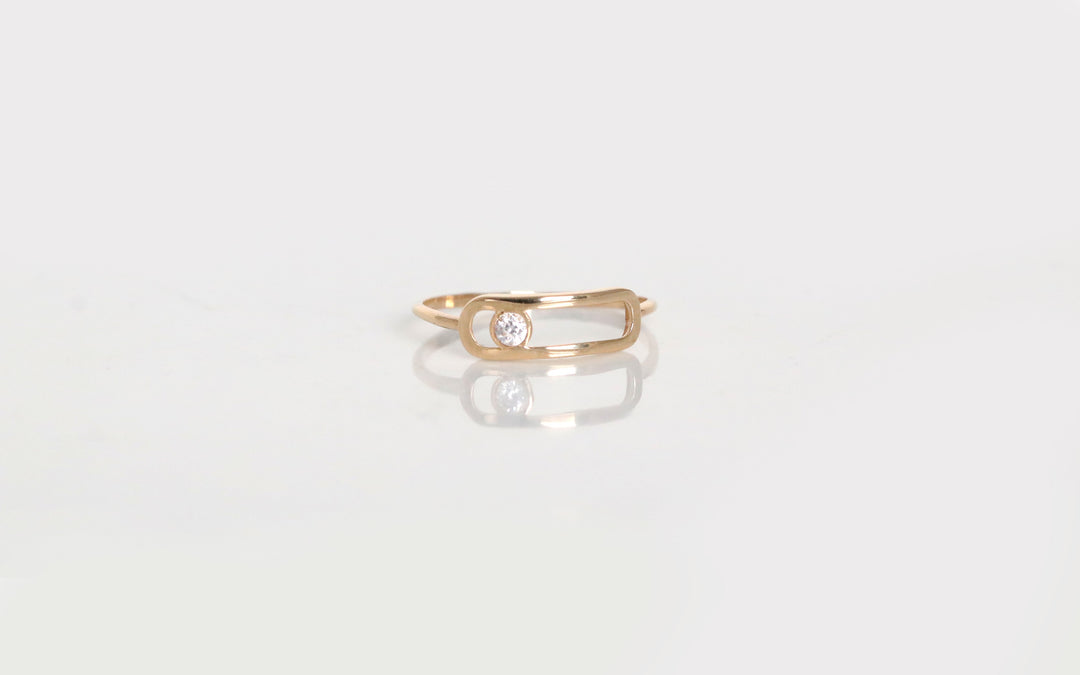 NEGIN RING | 18K GOLD RING| VALENTINE GIFT | ANNIVERSARY GIFT | MINIMALIST JEWELLERY