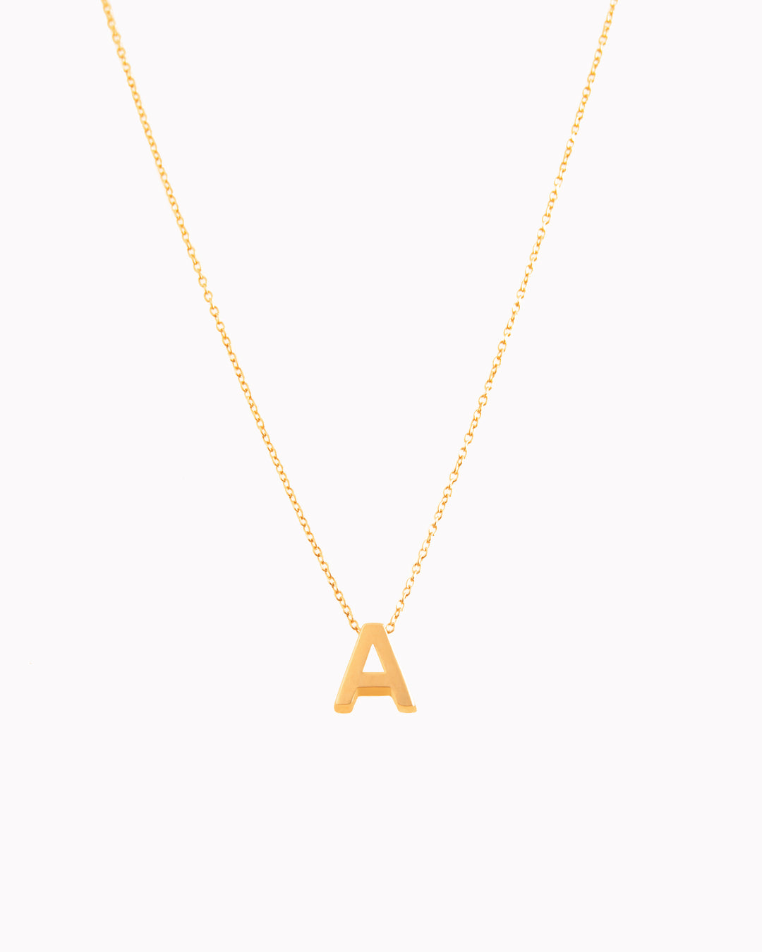 18K GOLD LETTER NECKLACE | INITIAL NECKLACE | LETTER NECKLACES | ALPHABET LETTER NECKLACE | 18K GOLD NECKLACE | VALENTINE GIFT | ANNIVERSARY GIFT | MINIMALIST JEWELLERY