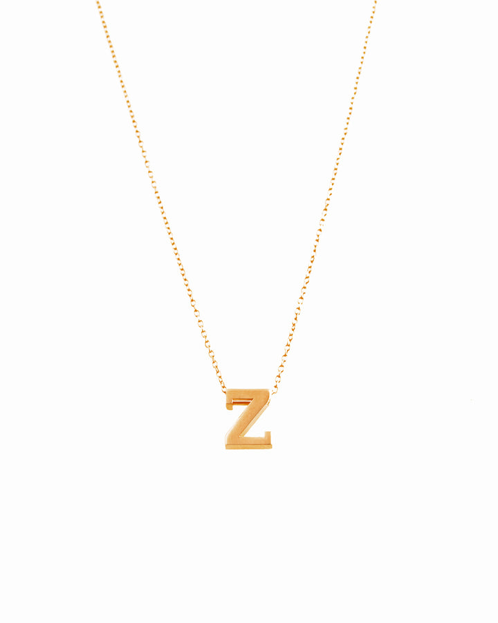 18K GOLD LETTER NECKLACE | INITIAL NECKLACE | LETTER NECKLACES | ALPHABET LETTER NECKLACE | 18K GOLD NECKLACE | VALENTINE GIFT | ANNIVERSARY GIFT | MINIMALIST JEWELLERY