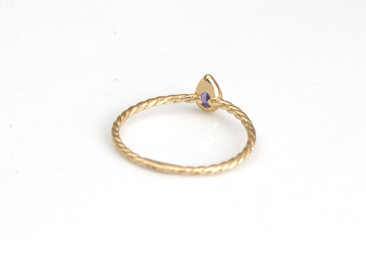 MALAKE 18K GOLD RING | 18K GOLD RING| VALENTINE GIFT | ANNIVERSARY GIFT | MINIMALIST JEWELLERY