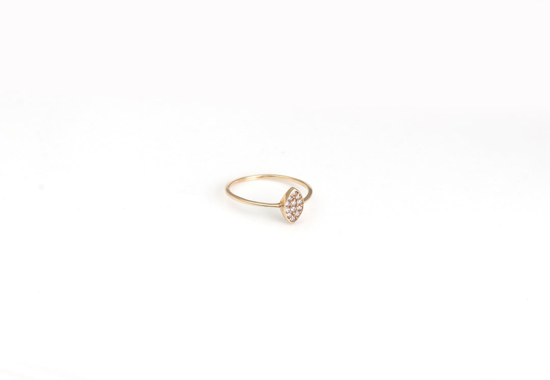 DIBA RING | 18K GOLD RING| VALENTINE GIFT | ANNIVERSARY GIFT | MINIMALIST JEWELLERY