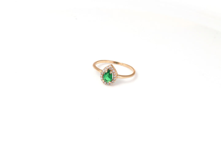 18K GOLD GEMSTONE RING | 18K GOLD RING| VALENTINE GIFT | ANNIVERSARY GIFT | MINIMALIST JEWELLERY