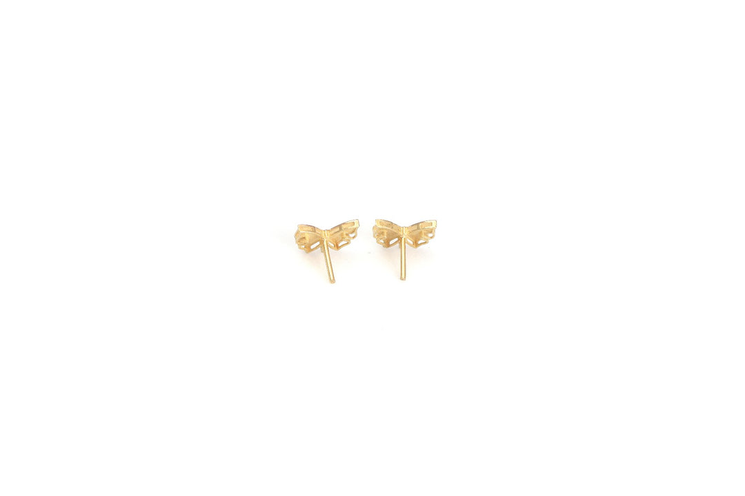 BUTTERFLY EARRINGS | 18K GOLD EARRINGS | VALENTINE GIFT | ANNIVERSARY GIFT | MINIMALIST JEWELLERY