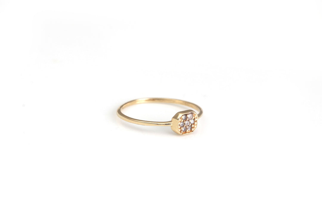 ASHRAF RING | 18K GOLD RING| VALENTINE GIFT | ANNIVERSARY GIFT | MINIMALIST JEWELLERY