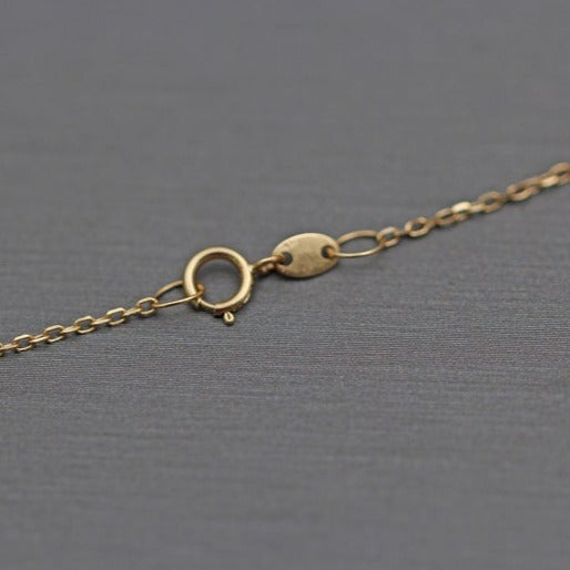 18k Gold Spring Necklace