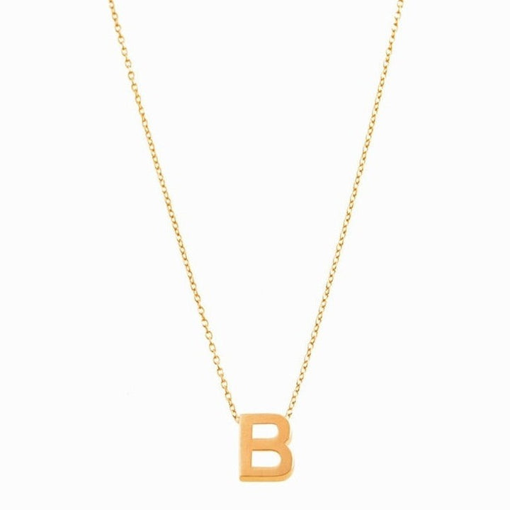 18K GOLD LETTER NECKLACE | INITIAL NECKLACE | LETTER NECKLACES | ALPHABET LETTER NECKLACE | 18K GOLD NECKLACE | VALENTINE GIFT | ANNIVERSARY GIFT | MINIMALIST JEWELLERY