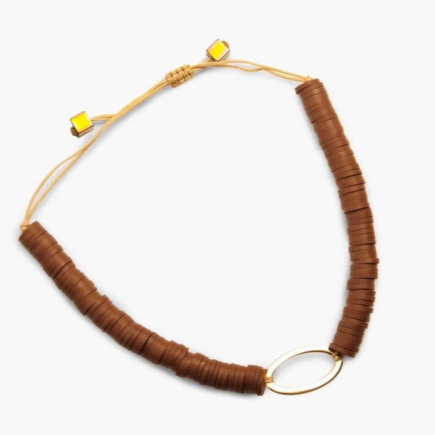 18K OVAL GOLD AND SILICON BRACELET | 18K GOLD BRACELET | VALENTINE GIFT | ANNIVERSARY GIFT | MINIMALIST JEWELLERY