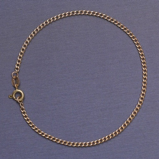 18k Yellow Gold Chain Bracelet